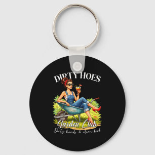 Porte-clés Club de jardin de sales cochons cadeau d'amateur d