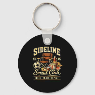Porte-clés Club de loisirs de côté Cheer Snack Répéter Maman