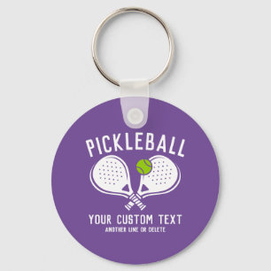 Porte-clés Club d'équipe de joueurs de Pickleball sur mesure 