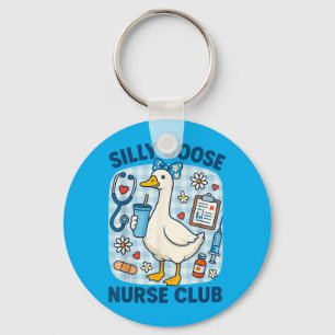 Porte-clés Club d'infirmière drôle de l'oie Nursing Humour