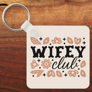 Porte-clés Club Femme au foyer cowboy femme mariée style cowg