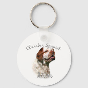 Porte-clés Clumber Spaniel Maman 2 Porte - clé
