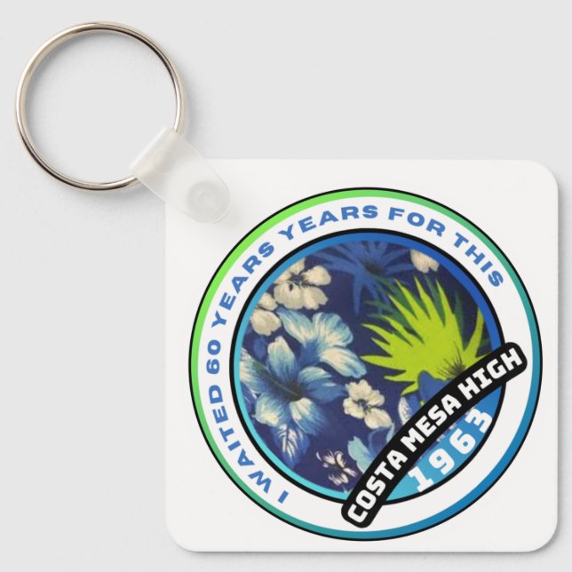 Porte-clés CMHS 60 ans Réunion Hawaii thème Porte - clé (Recto)