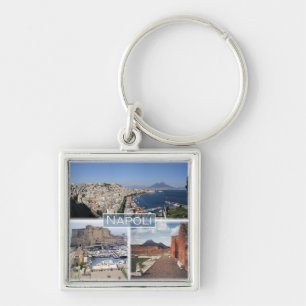 Porte-clés CMP030 NAPLES, MONT VESUVIUS, Italie,