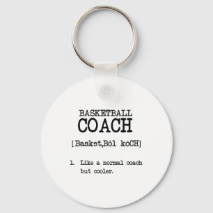Porte-clés Coach De Basketball Définition Citation De Sport D