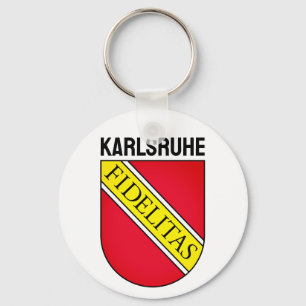 Porte-clés Coat of Arms of Karlsruhe, GERMANY