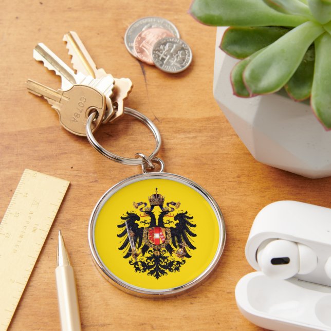 Porte-clés Coat of Arms of the Austrian Empire Button (Bureau)