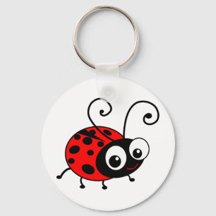 Porte-clés Coccinelle mignonne
