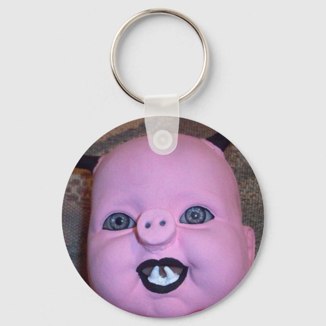 Porte-clés Cochon malin (Recto)