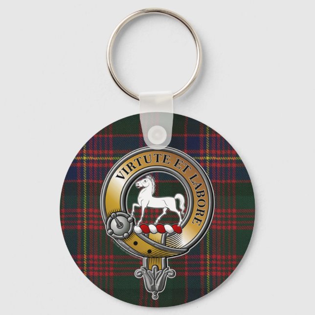 Porte-clés Cochrane Tartan & Badge (Recto)