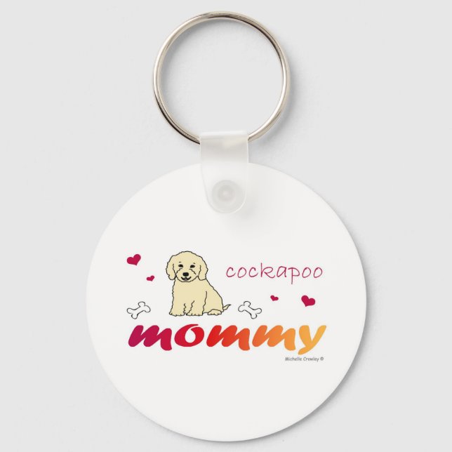 Porte-clés CockapooCrmMommy (Recto)