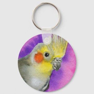 Porte-clés Cockatiel de disco