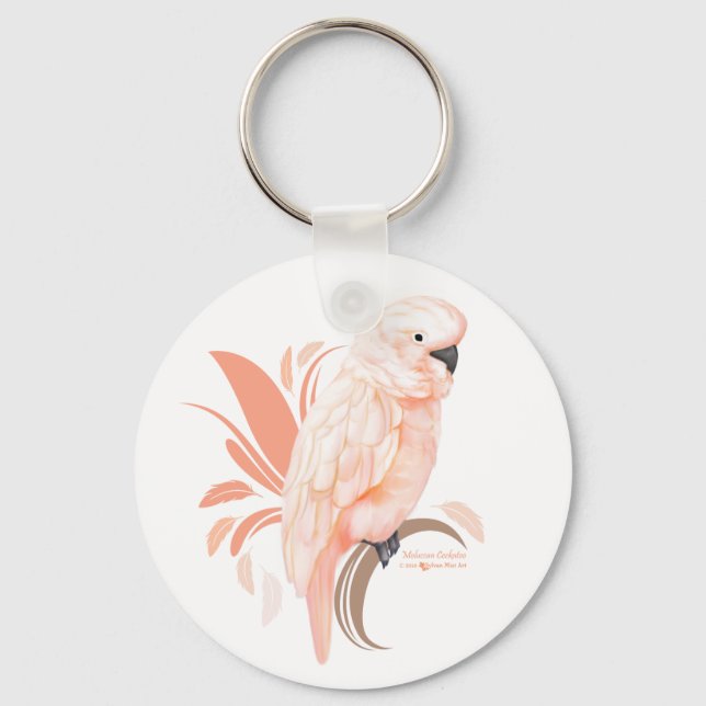 Porte-clés Cockatoo Moluccan (Recto)