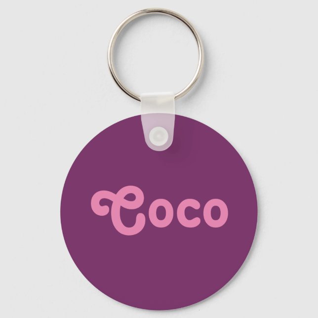 Porte-clés Coco (Recto)