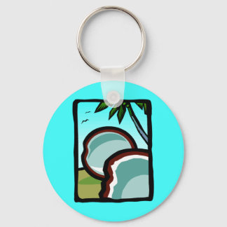 Porte-clés Cocotiers et palmiers