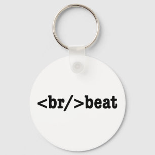 Porte-clés code HTML breakbeat