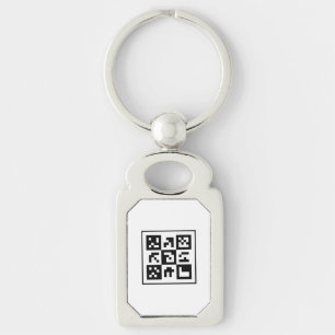 Porte-clés code qr