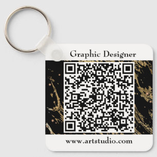 Porte-clés Code QR Business Marketing Promotion