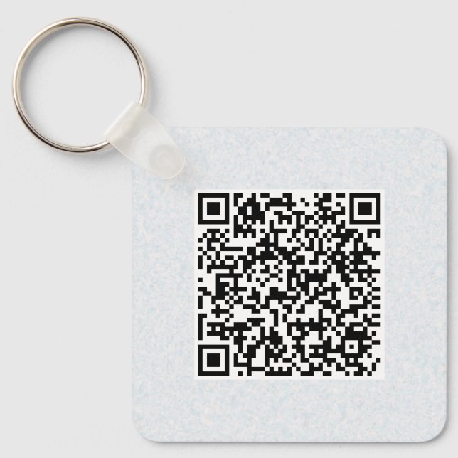 Porte-clés Code QR Code de site professionnel personnalisé à  (Recto)