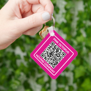 Porte-clés Code QR de promotion commerciale