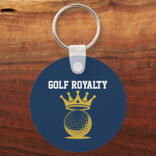 Porte-clés Code QR de sponsor personnalisé Golf Royalty