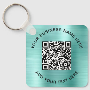 Porte-clés Code QR ou logo - Mention promotionnelle