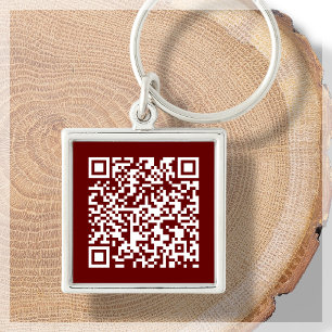 Porte-clés Code QR personnalisable Porte - clé Bourgogne