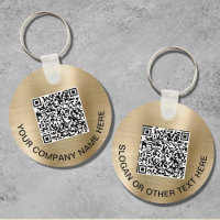 Code QR personnalisé Gold promotionnel