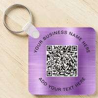 Code QR Promotionnel Violet
