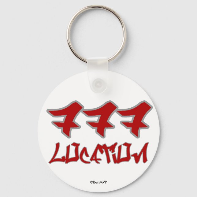 Porte-clés Codes régionaux (Recto)