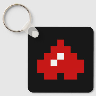 Porte-clés Coeur à 8 bits Pixel