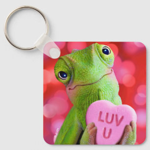Porte-clés Cœur de Caméléon (Amour toi)