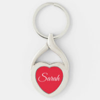 Coeur rouge et blanc