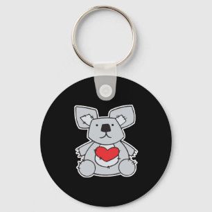 Porte-clés coeur valentin koala ours