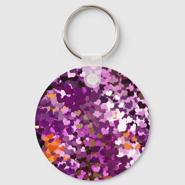 PORTE-CLÉS CŒURS (Recto)