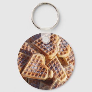 Porte-clés Coeurs de gaufre