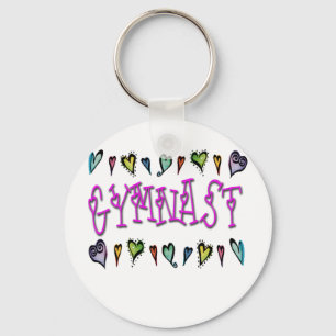 Porte-clés Coeurs de gymnaste