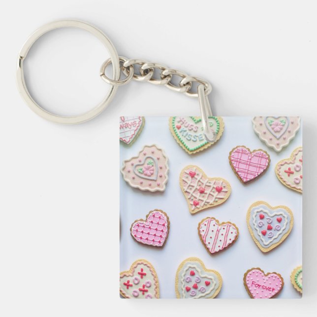 Porte-clés Coeurs de la Saint Valentin (Devant)