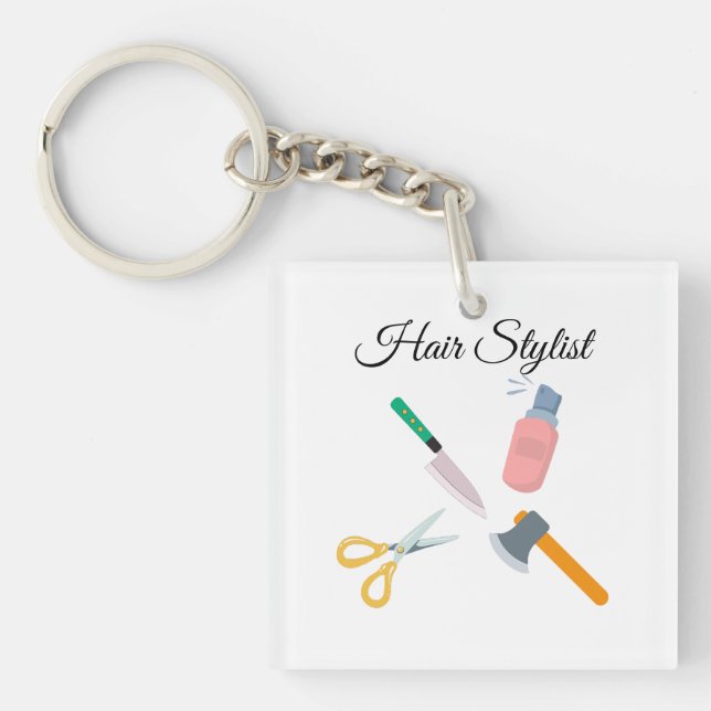 Porte-clés Coiffeuse (Devant)