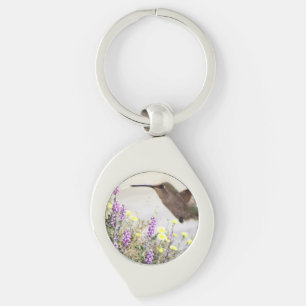 Porte-clés Colibri et Porte - clé d'Art numérique Fleur sauva