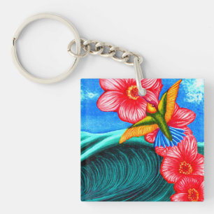 Porte-clés Colibri Océan