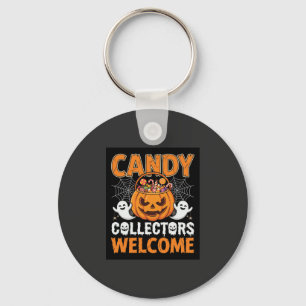 Porte-clés Collecteurs de bonbons Halloween Bienvenue Citroui