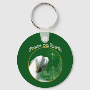 Porte-clés Collie Paix