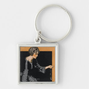 Porte-clés Collier cassé de perle