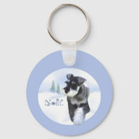Collier de clés Standard Schnauzer Noel