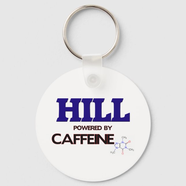Porte-clés Colline alimentée par la caféine (Recto)