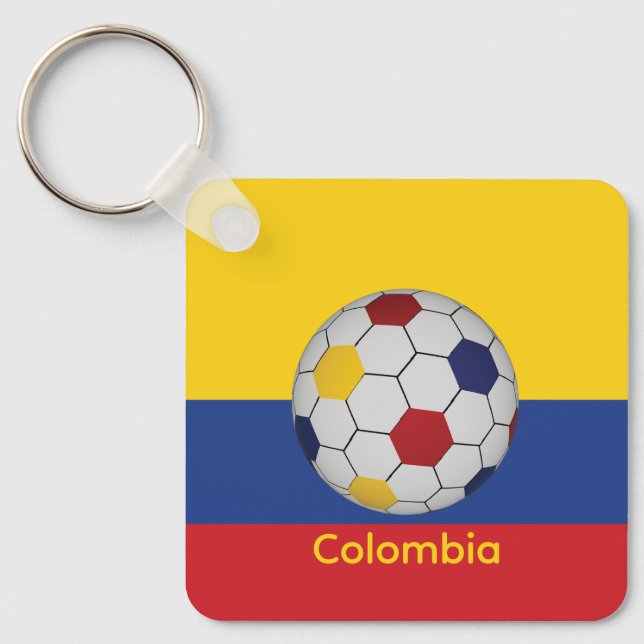 Porte-clés Colombia Soccer (Recto)