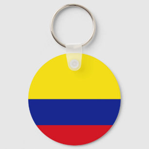 Porte-clés COLOMBIE : Drapeau du porte - clé colombien