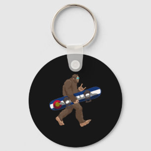 Porte-clés Colorado Drapeau Snowboard Bigfoot Pour Snowboard