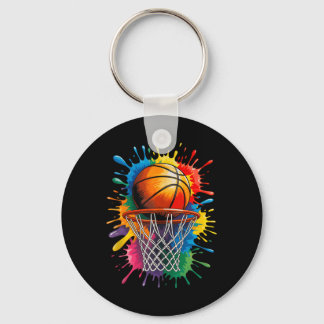 Porte-clés Coloré Basketball Teinture Coloré Splaank Top
